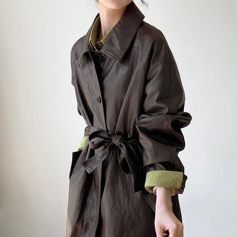 Vintage Faux Leather Jacket