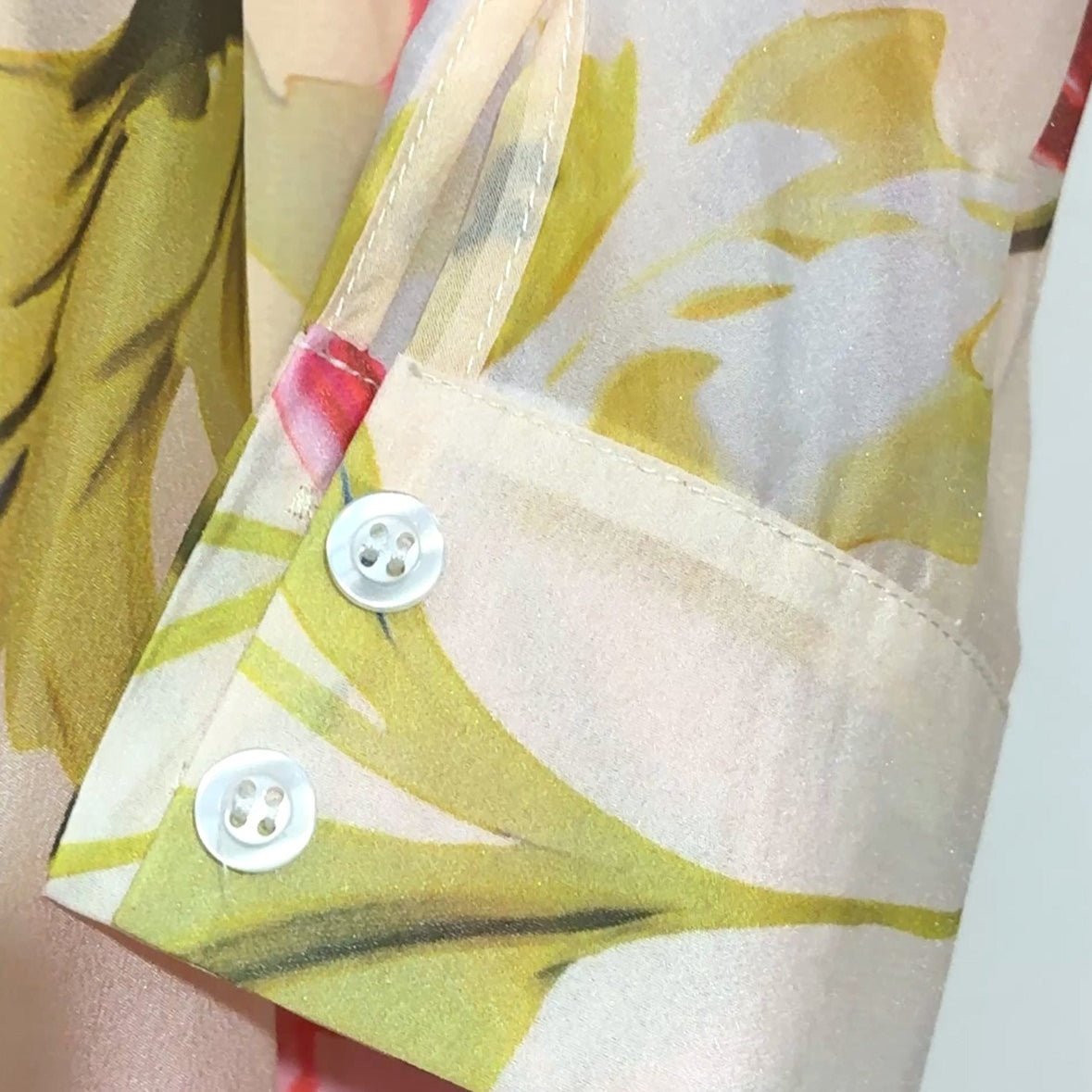 Watercolour Floral Shirt Maxi Dress(MS414) - Mariam's Collection