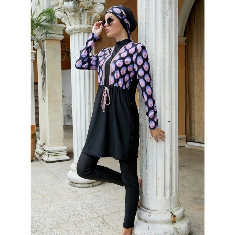 Islamic Swimwear Hijab | Muslim Women Swimwear Islamic Modest Swimsuit (MB017)