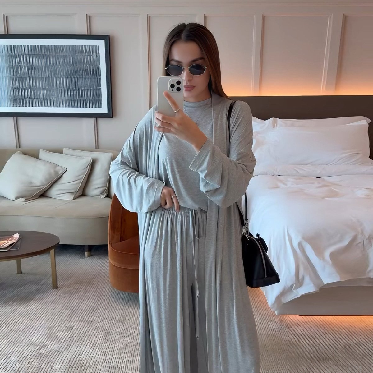 3-Piece Modal Loungewear Set(MS410) - Mariam's Collection