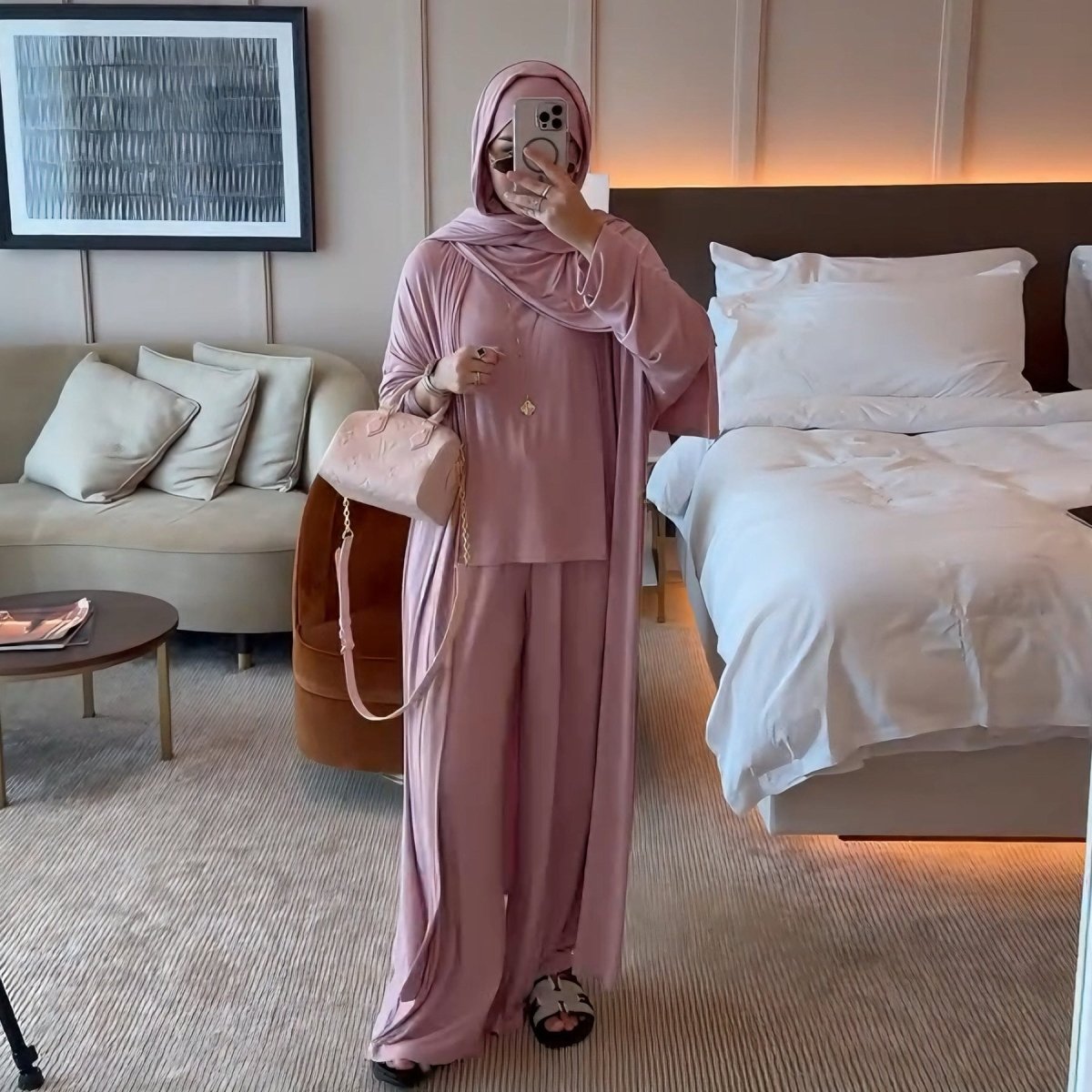 3-Piece Modal Loungewear Set(MS410) - Mariam's Collection