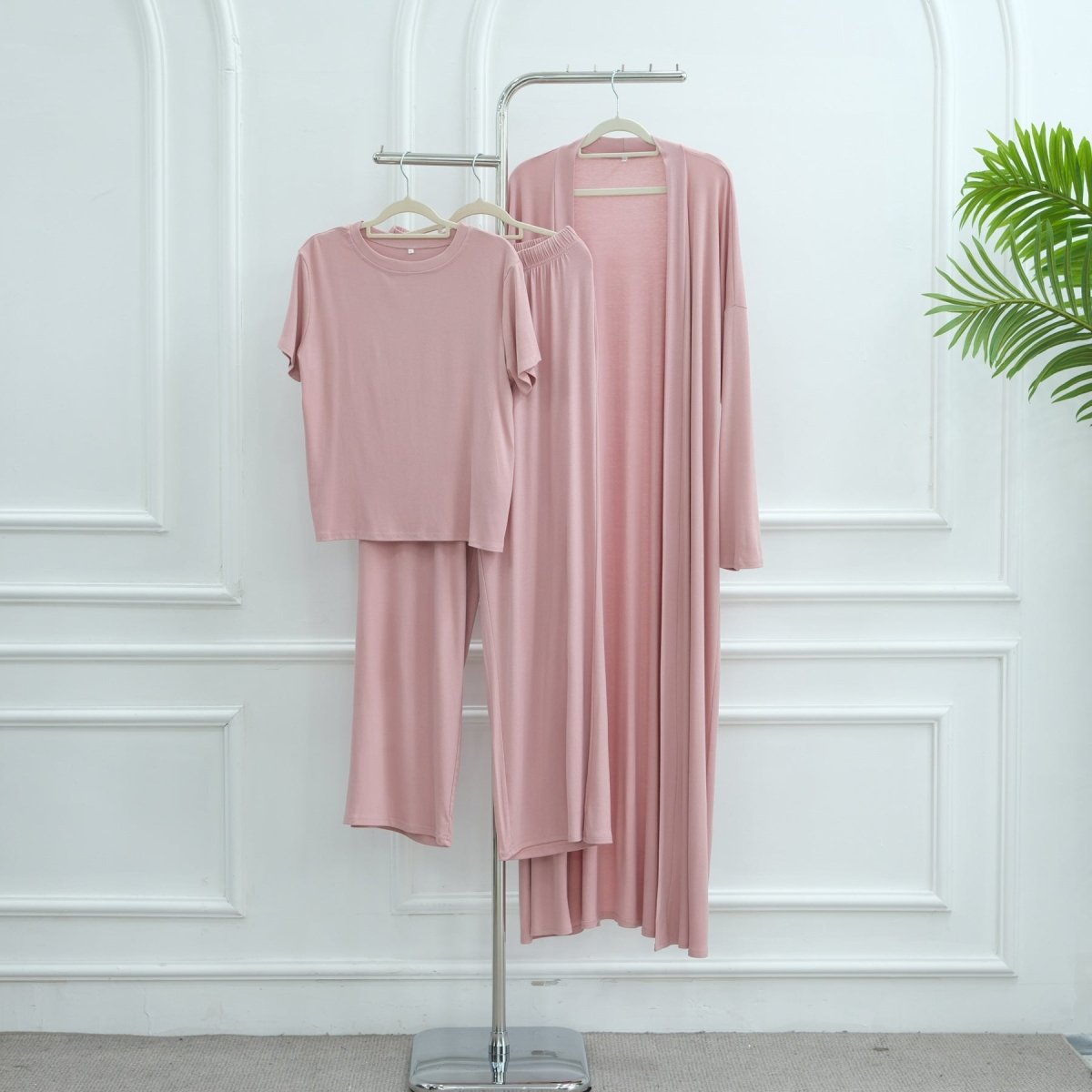 3-Piece Modal Loungewear Set(MS410) - Mariam's Collection