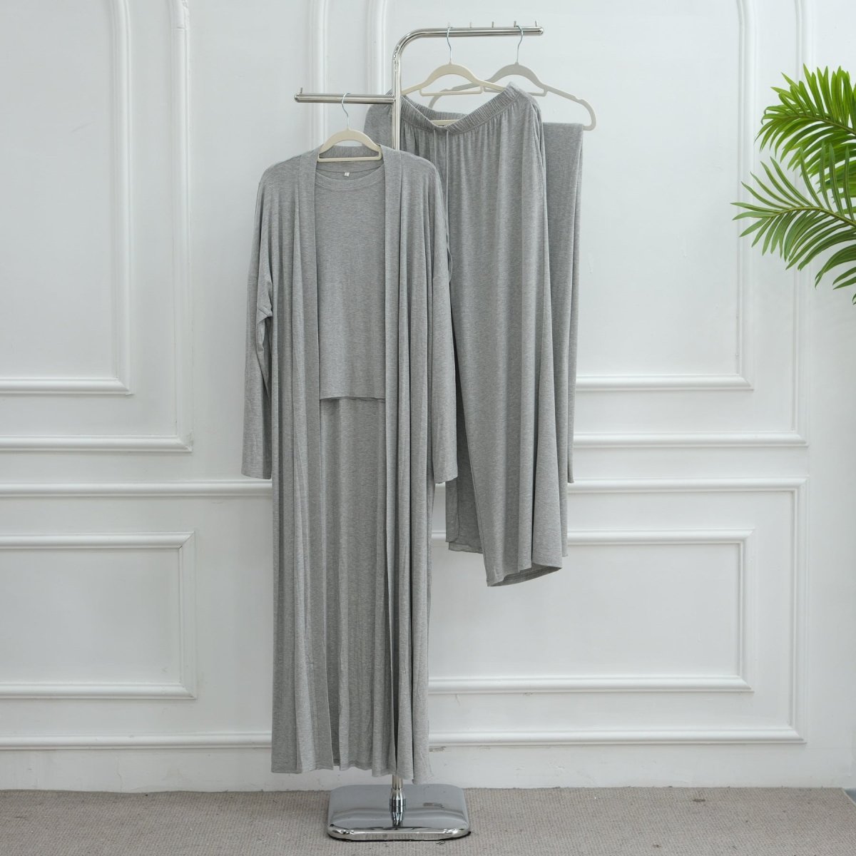 3-Piece Modal Loungewear Set(MS410) - Mariam's Collection