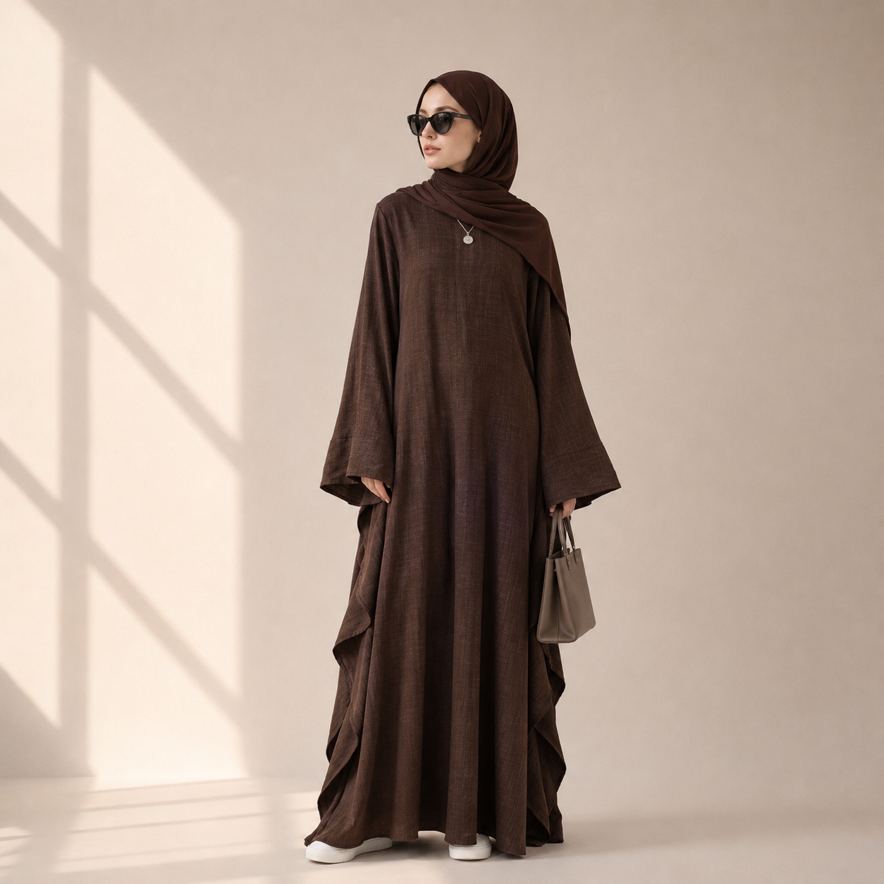 Archive Piece Batwing Sleeve Farasha Abaya - MP011 (Size 2 Only)