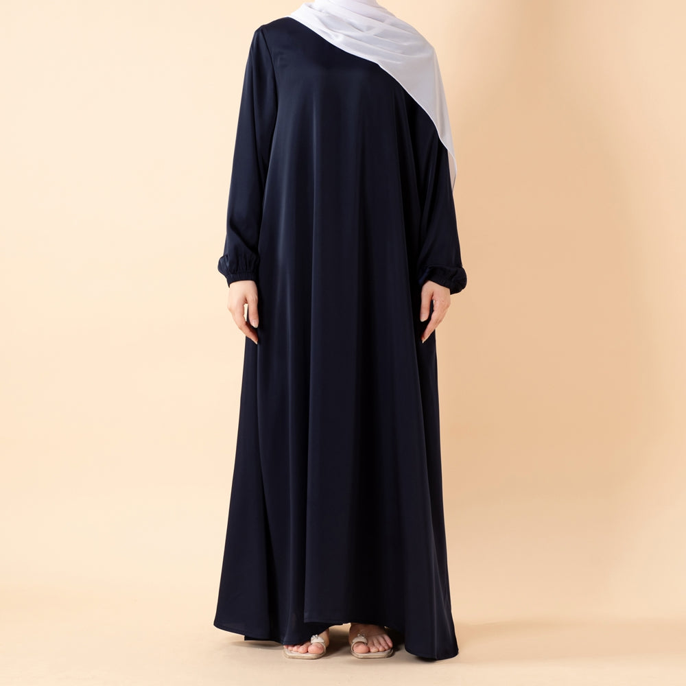 Modest Luxury Premium Satin Abaya | Umbrella Cut  Abaya(MA311)