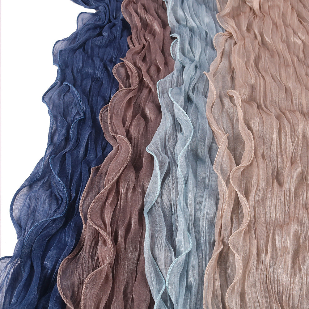 Crinkle Shimmer Hijab(MH228)