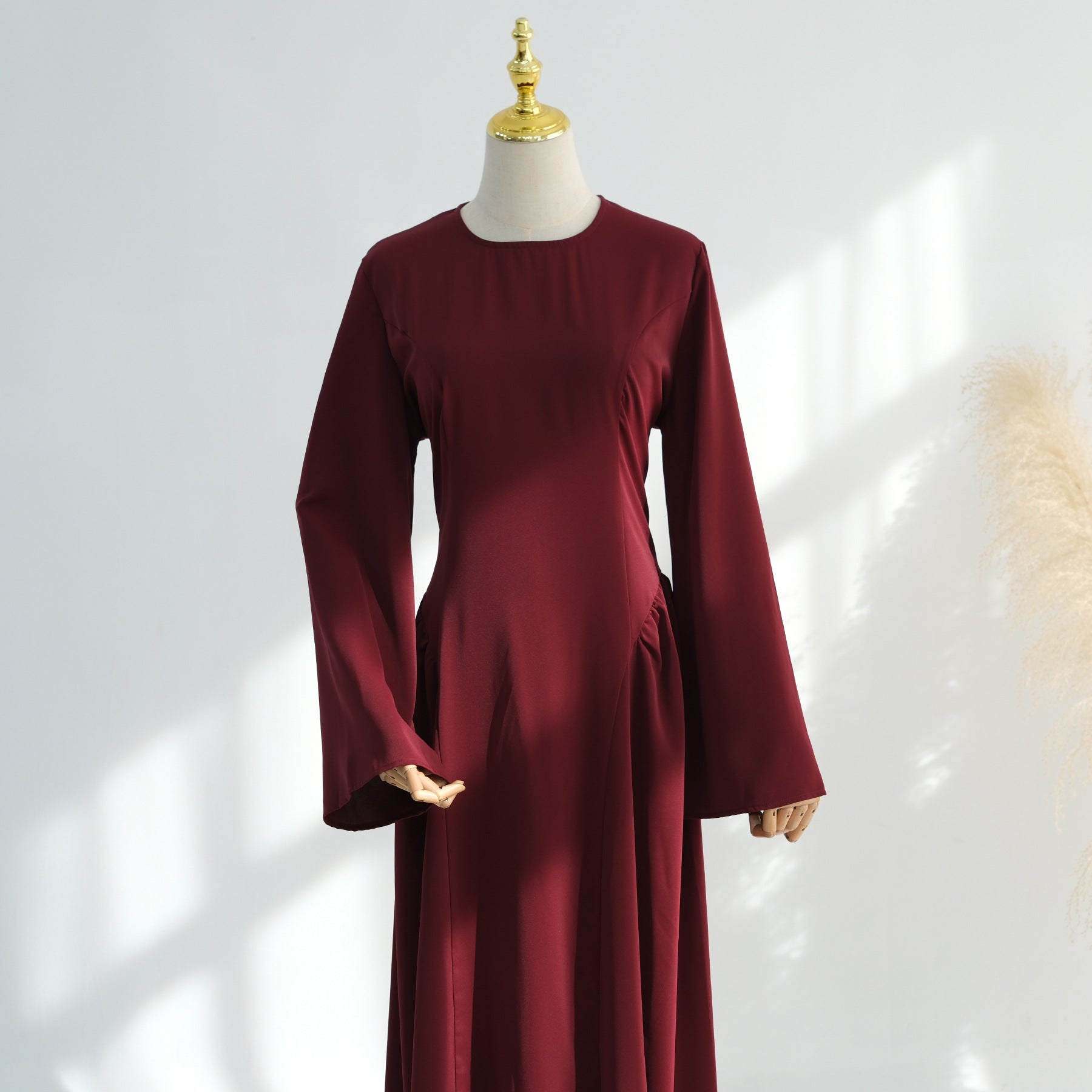 Nida Flared Maxi Dress(MS435)