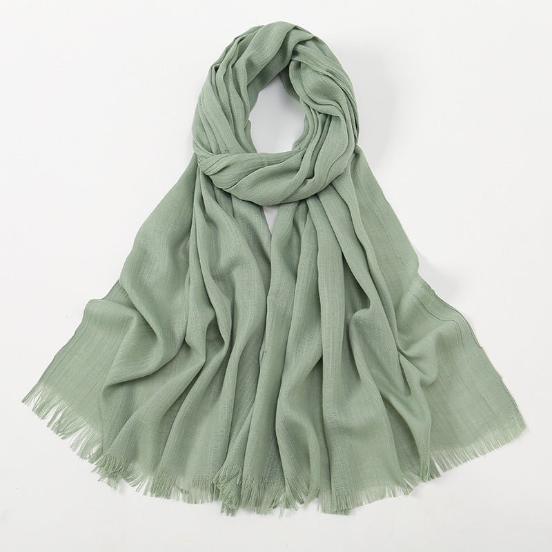 Bamboo Cotton Hijab Scarf(MH208) - Mariam's Collection