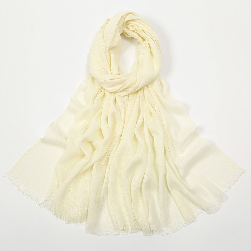 Bamboo Cotton Hijab Scarf(MH208) - Mariam's Collection