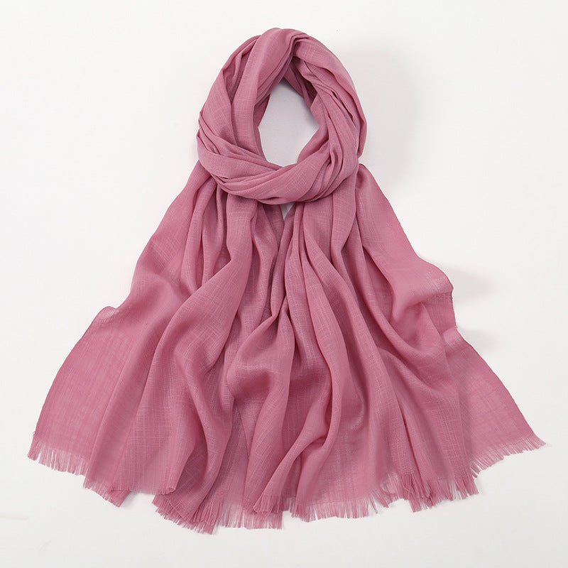 Bamboo Cotton Hijab Scarf(MH208) - Mariam's Collection