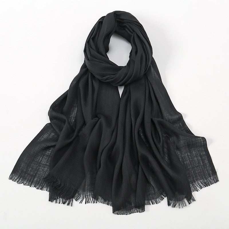 Bamboo Cotton Hijab Scarf(MH208) - Mariam's Collection