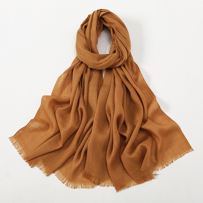 Bamboo Cotton Hijab Scarf(MH208) - Mariam's Collection