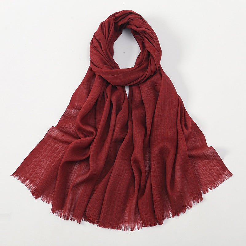 Bamboo Cotton Hijab Scarf(MH208) - Mariam's Collection