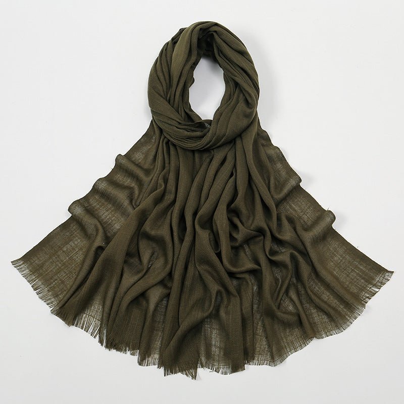 Bamboo Cotton Hijab Scarf(MH208) - Mariam's Collection