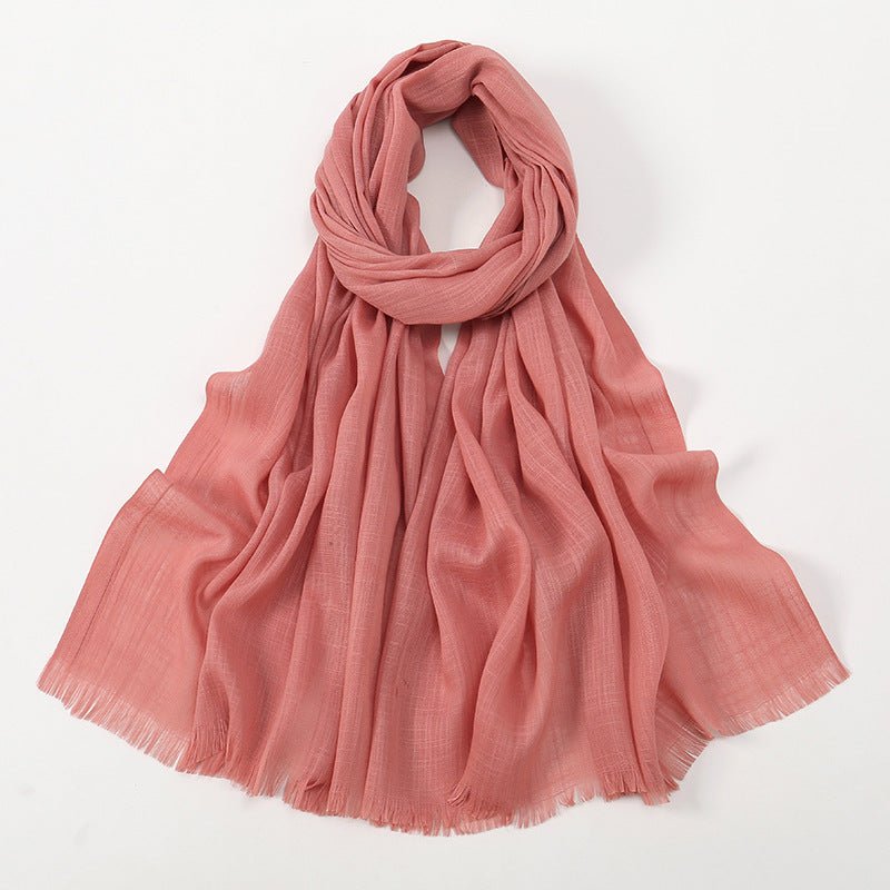 Bamboo Cotton Hijab Scarf(MH208) - Mariam's Collection