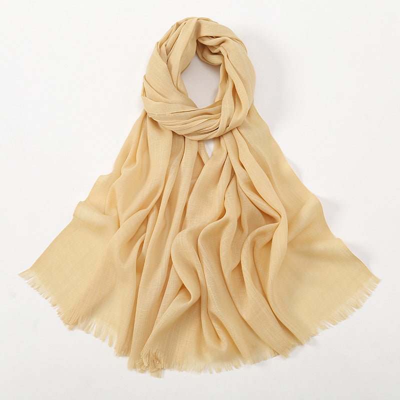 Bamboo Cotton Hijab Scarf(MH208) - Mariam's Collection