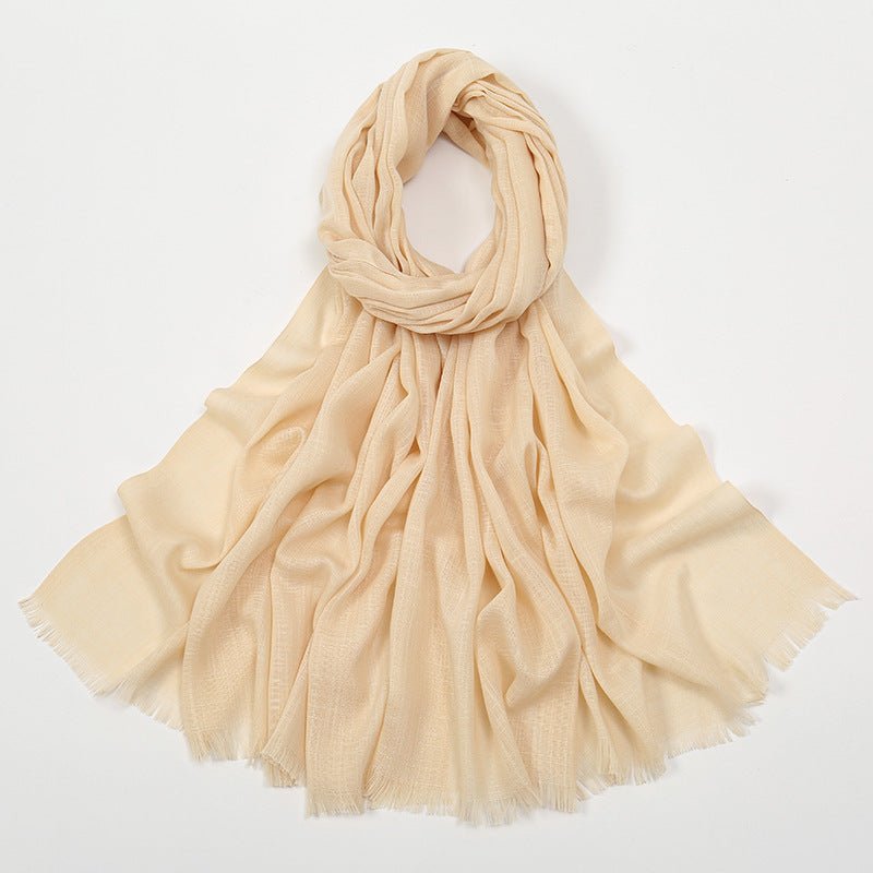 Bamboo Cotton Hijab Scarf(MH208) - Mariam's Collection