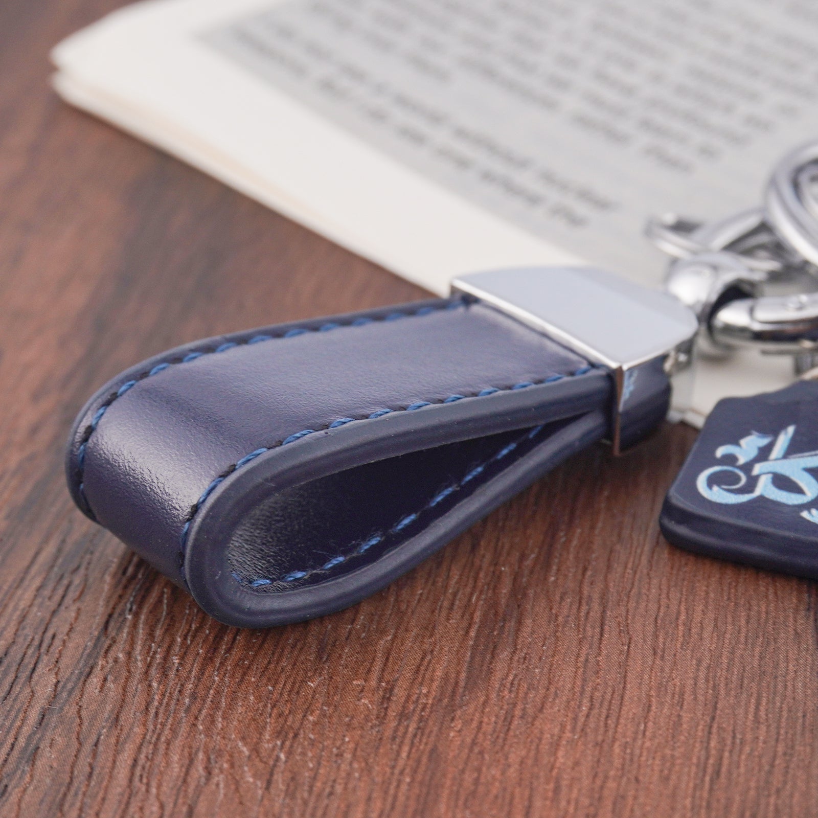 Islamic Leather Keychain with Arabic Calligraphy & Mosque Pendant Sheepskin Keychain (MAC284)