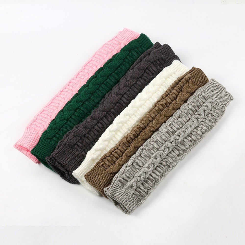 ‌Cozy Warm Cable - Knit Arm Sleeve Covers (MAC310) - Mariam's Collection