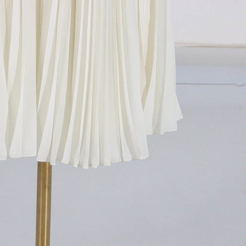 Crystal Embellished Jacket & Pleated Skirt Set(MS305) - Mariam's Collection