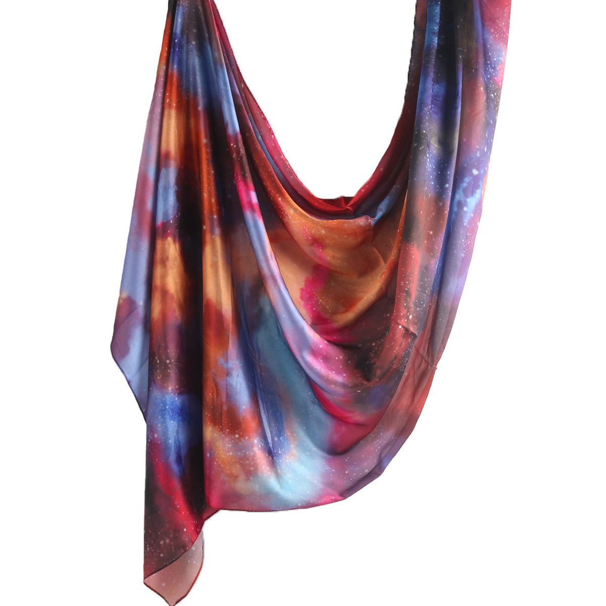 Elegance Satin Marble Print Hijab (MH172) - Mariam's Collection