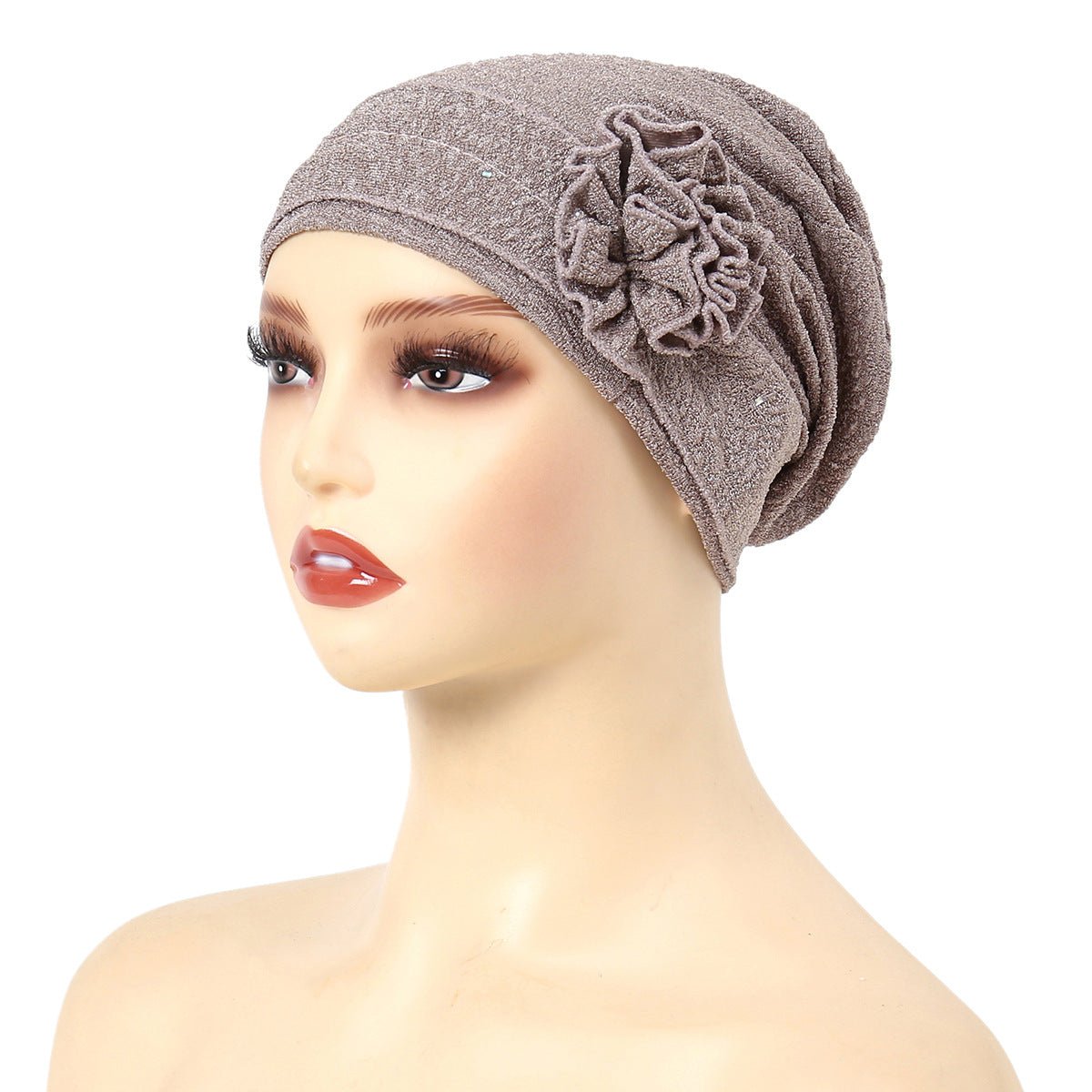 Fashion Women Solid Rose Flower Stretch Underscarf（MH112） - Mariam's Collection