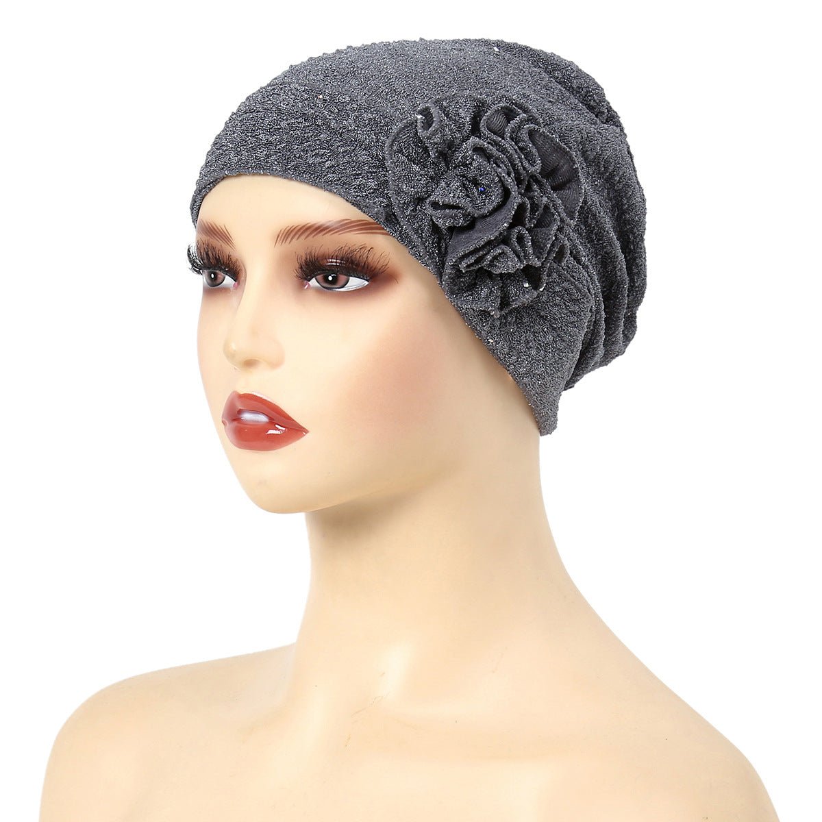 Fashion Women Solid Rose Flower Stretch Underscarf（MH112） - Mariam's Collection