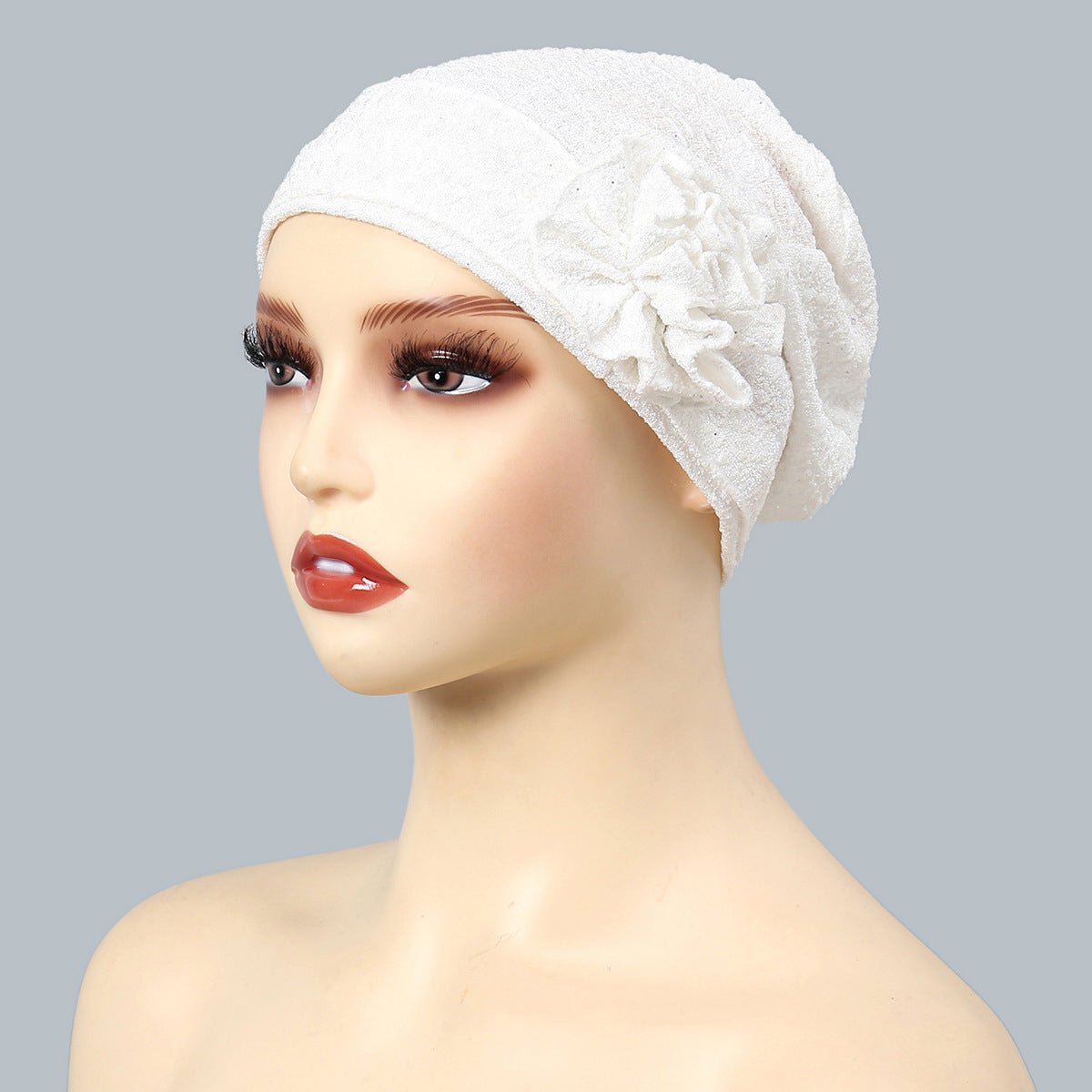 Fashion Women Solid Rose Flower Stretch Underscarf（MH112） - Mariam's Collection