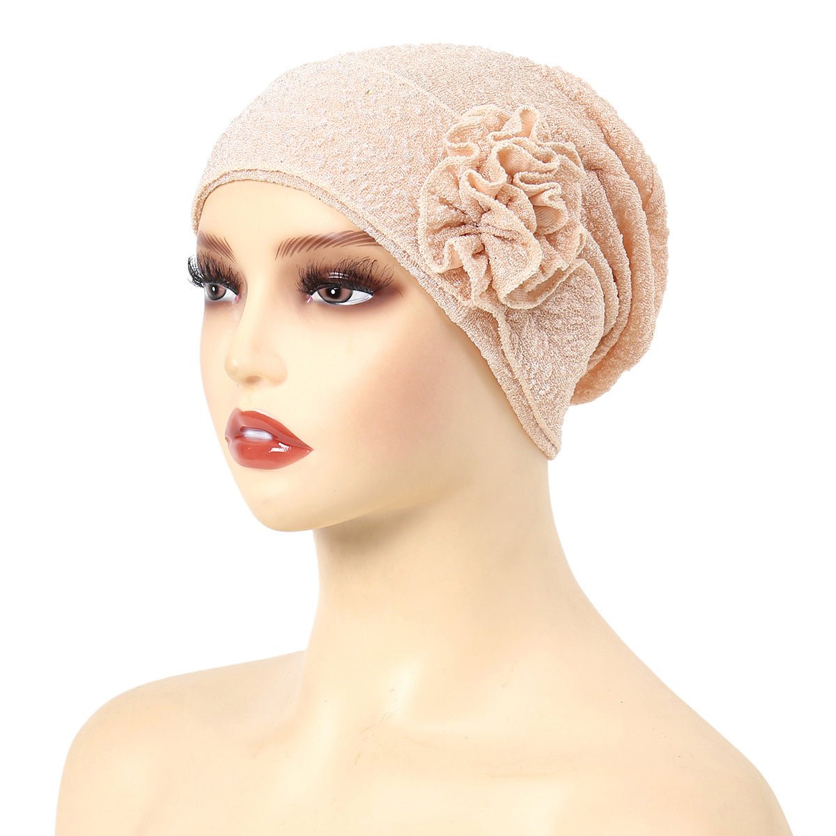 Fashion Women Solid Rose Flower Stretch Underscarf（MH112） - Mariam's Collection