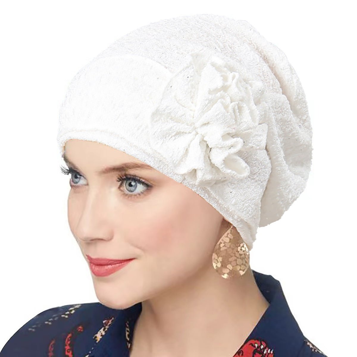 Fashion Women Solid Rose Flower Stretch Underscarf（MH112） - Mariam's Collection