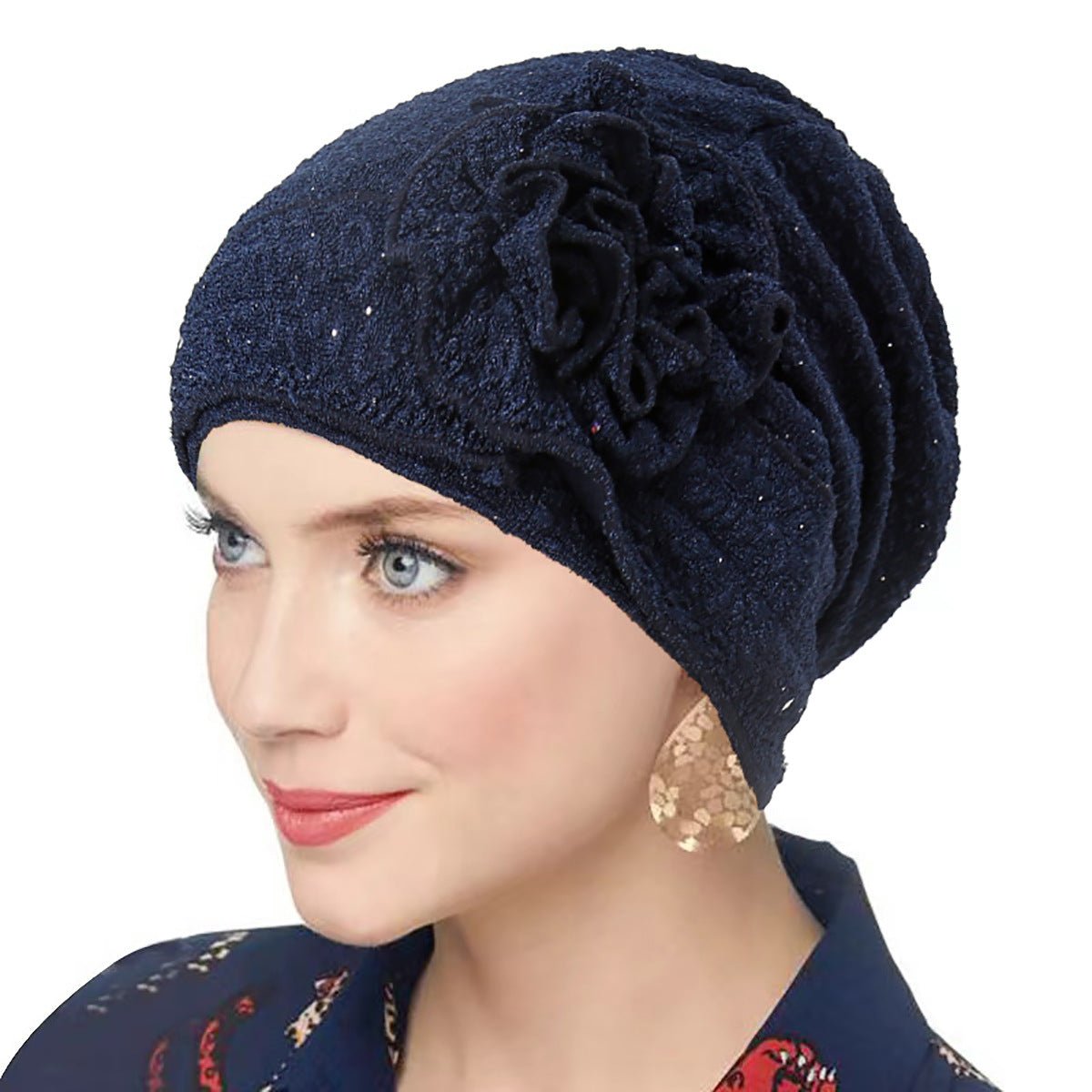 Fashion Women Solid Rose Flower Stretch Underscarf（MH112） - Mariam's Collection