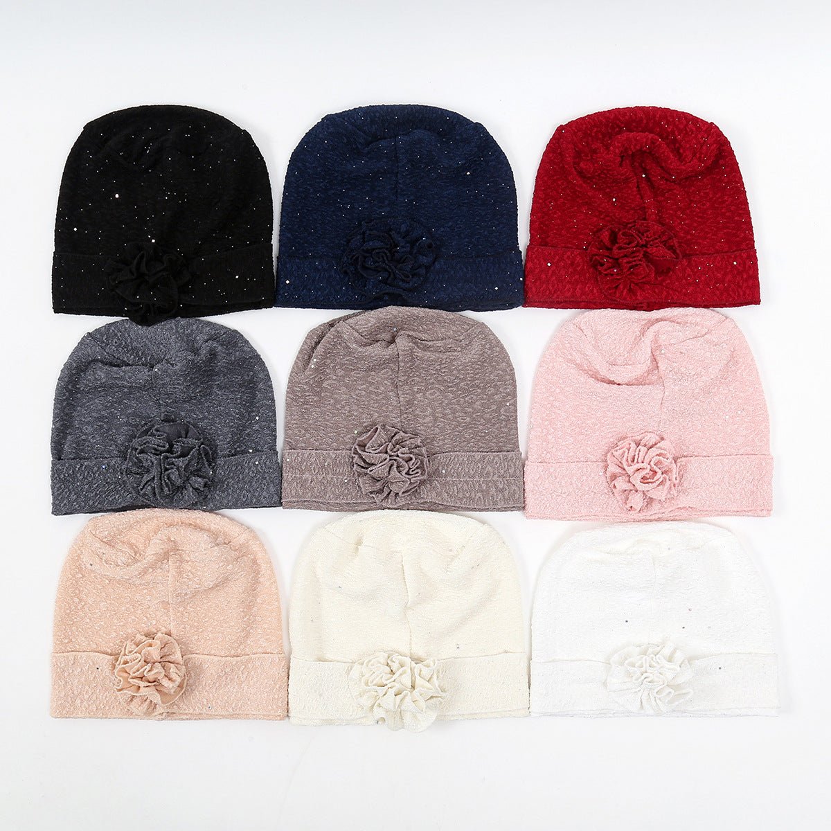 Fashion Women Solid Rose Flower Stretch Underscarf（MH112） - Mariam's Collection