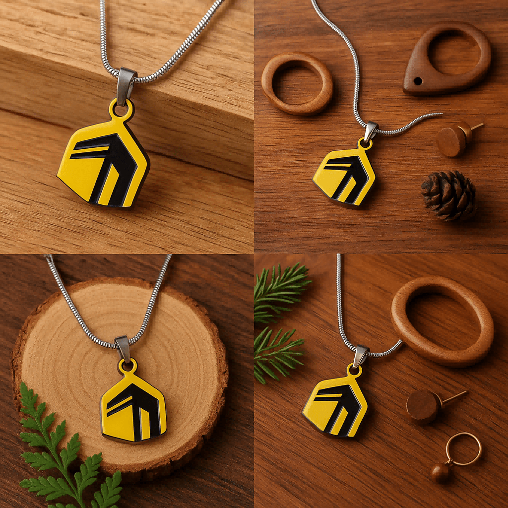 Islamic Geometric Pendants | Islamic Charms Pendants Collection (MAC271) - Mariam's Collection