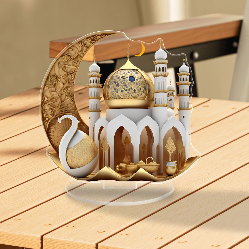 Islamic Style Mosque Acrylic Tabletop Decor (MAC386) - Mariam's Collection