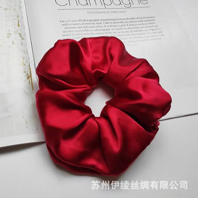 MAC010 hijab scrunchies, silk hair ribbon - Mariam's Collection