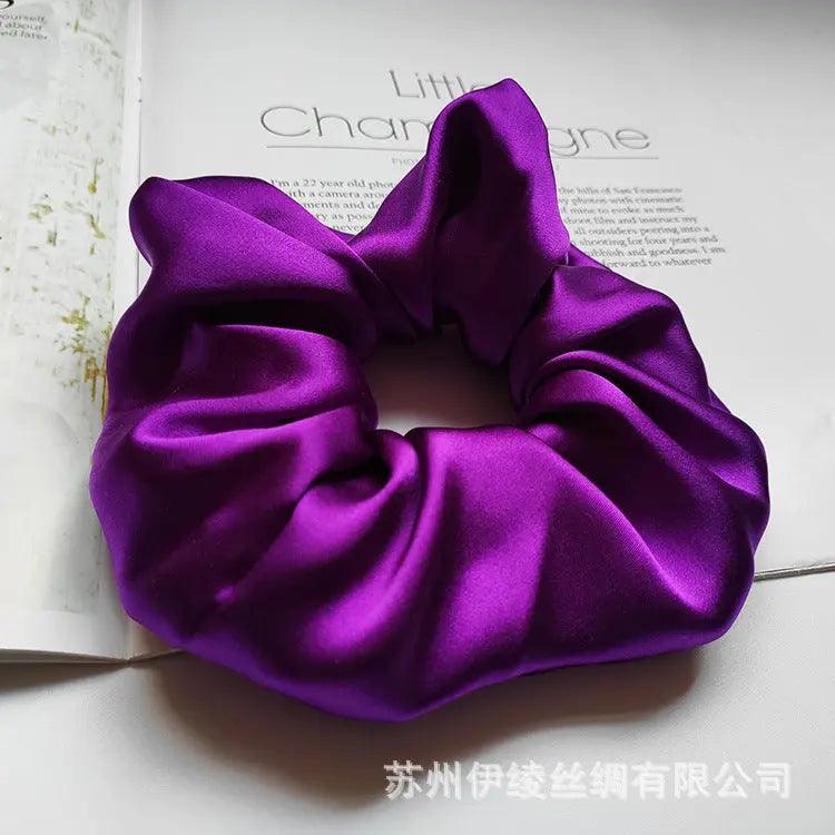 MAC010 hijab scrunchies, silk hair ribbon - Mariam's Collection