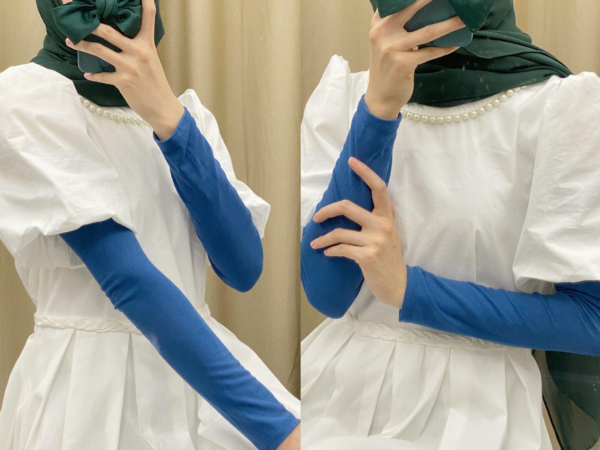 MAC120 Solid Color Modal Cotton Stretch Ice Sleeves - Mariam's Collection