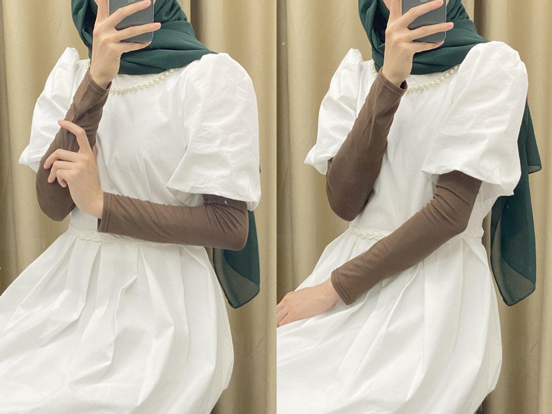 MAC120 Solid Color Modal Cotton Stretch Ice Sleeves - Mariam's Collection