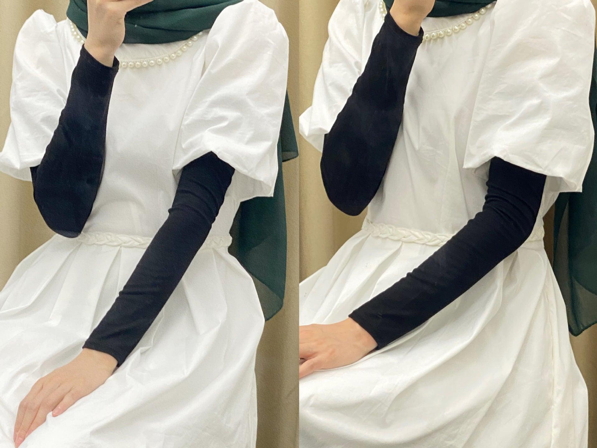 MAC120 Solid Color Modal Cotton Stretch Ice Sleeves - Mariam's Collection