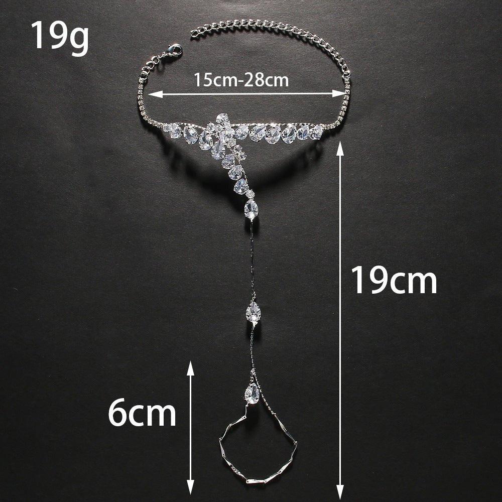 MAC131 Water Drop Zircon High - end Bracelet - Mariam's Collection