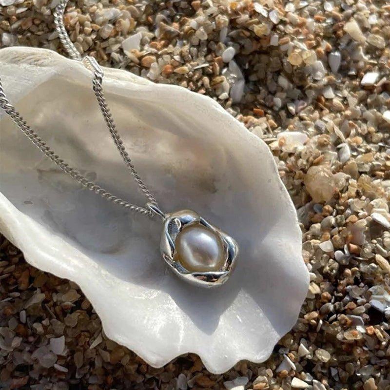 MAC136 High - end Pendant Pearl Necklace - Mariam's Collection