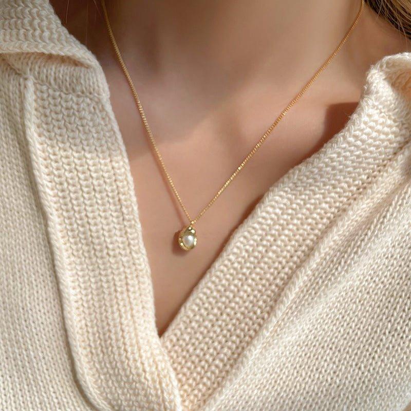MAC136 High - end Pendant Pearl Necklace - Mariam's Collection