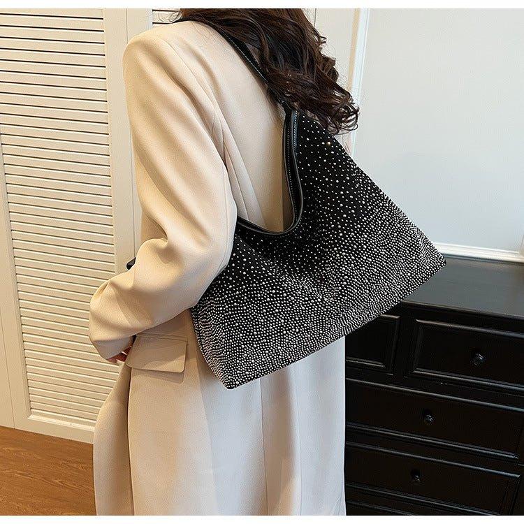 MAC142 Fashionable Bright Diamond Shoulder Tote Bag - Mariam's Collection