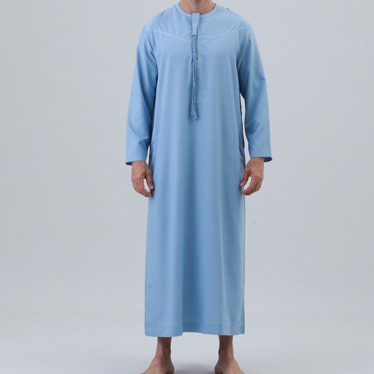 Men's Classic Solid Thobe Collection (MT035) - Mariam's Collection