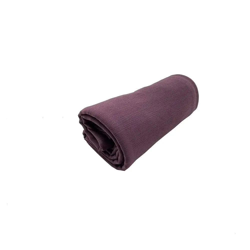 MH003 Crepe Scarf Crinkle Chiffon Hijab for Women Shawls Ripple Pleated - Mariam's Collection