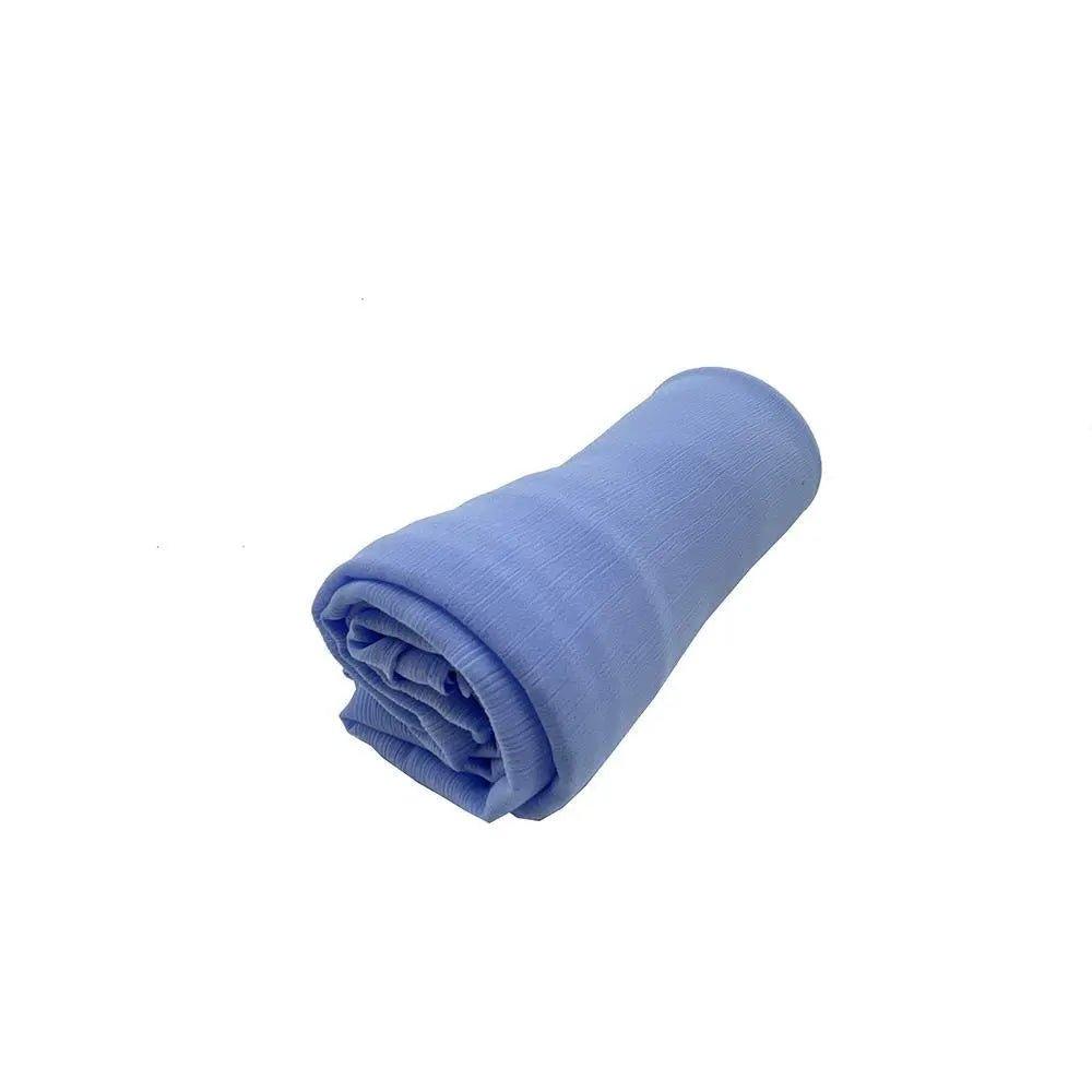 MH003 Crepe Scarf Crinkle Chiffon Hijab for Women Shawls Ripple Pleated - Mariam's Collection