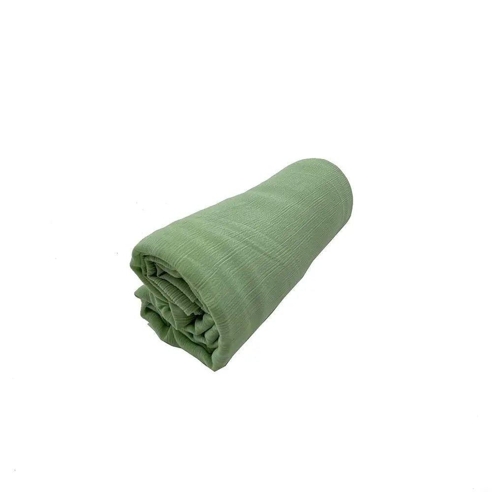 MH003 Crepe Scarf Crinkle Chiffon Hijab for Women Shawls Ripple Pleated - Mariam's Collection