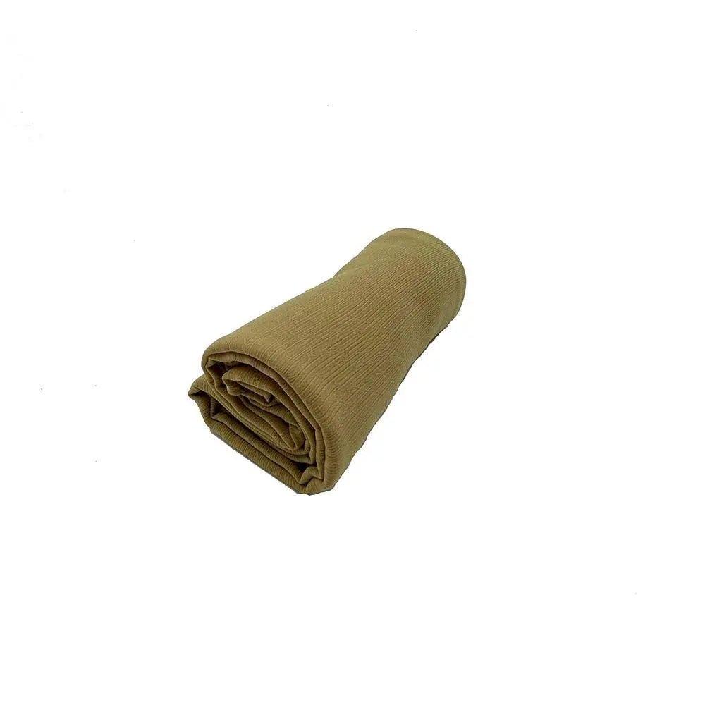 MH003 Crepe Scarf Crinkle Chiffon Hijab for Women Shawls Ripple Pleated - Mariam's Collection