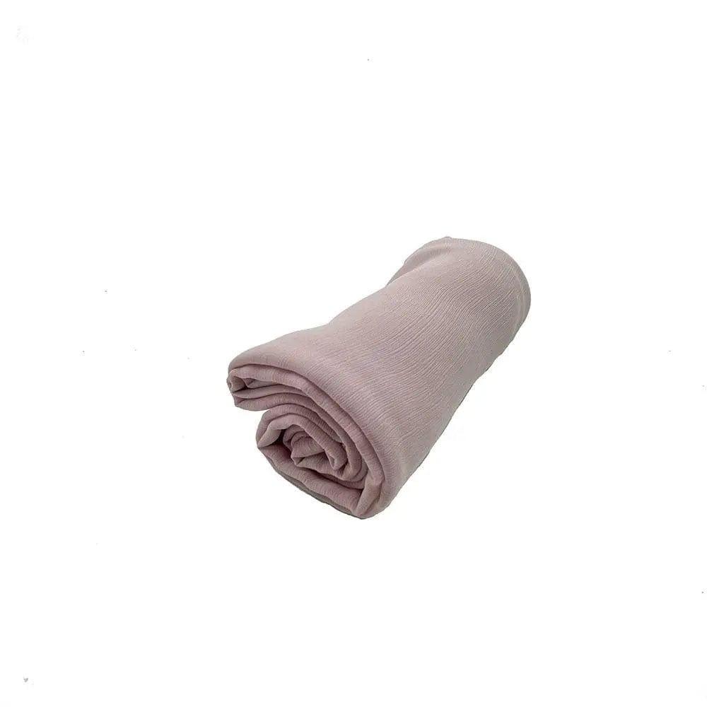 MH003 Crepe Scarf Crinkle Chiffon Hijab for Women Shawls Ripple Pleated - Mariam's Collection