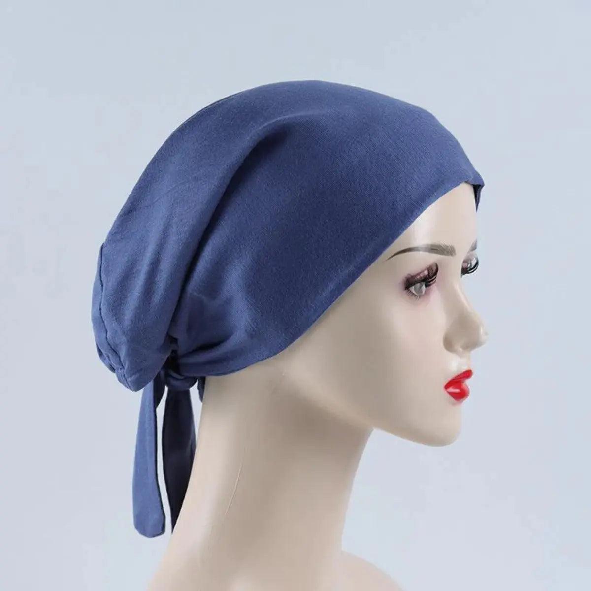 MH010 Double Layered Satin-lined Undercap - Mariam's Collection